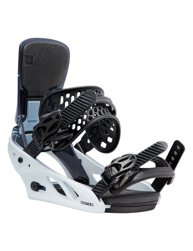 Burton Women's Lexa X Snowboard Binding 2027 | Cyanotype Floral/White